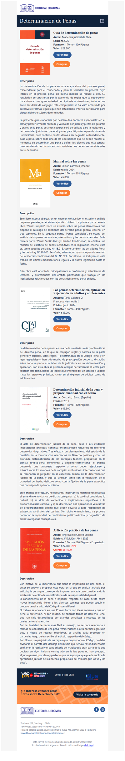 Guía de determinación de penas (Academia Judicial de Chile)