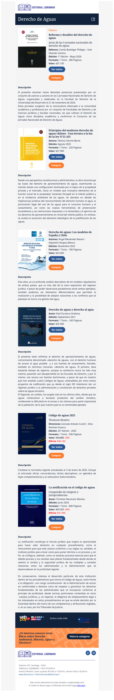 Reforma y desafíos del derecho de aguas - Actas de las I jornadas nacionales de derecho de aguas (Camila Boettiger P. – Iván Obando C.)