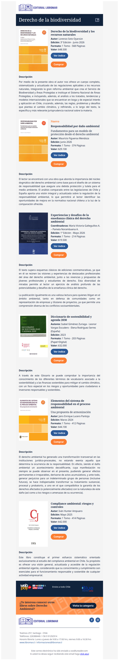 Derecho de la biodiversidad y los recursos naturales (Lorenzo Soto O.)