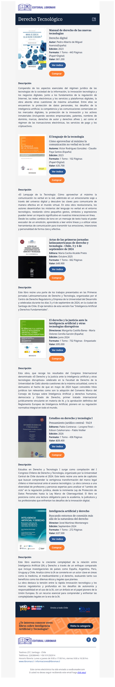 Manual de derecho de las nuevas tecnologías - Derecho digital (Pedro Alberto de Miguel A.)