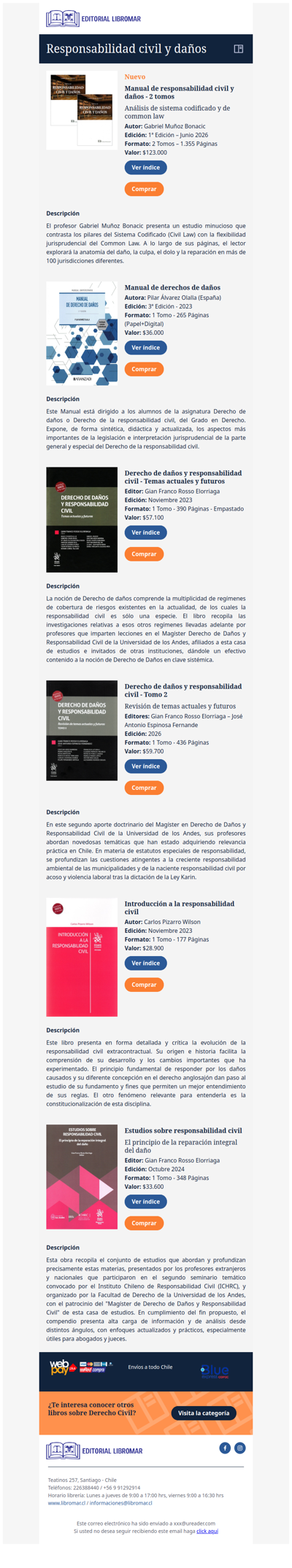 Manual de responsabilidad civil y daños - Análisis de sistema codificado y de common law (Gabriel Muñoz B.)