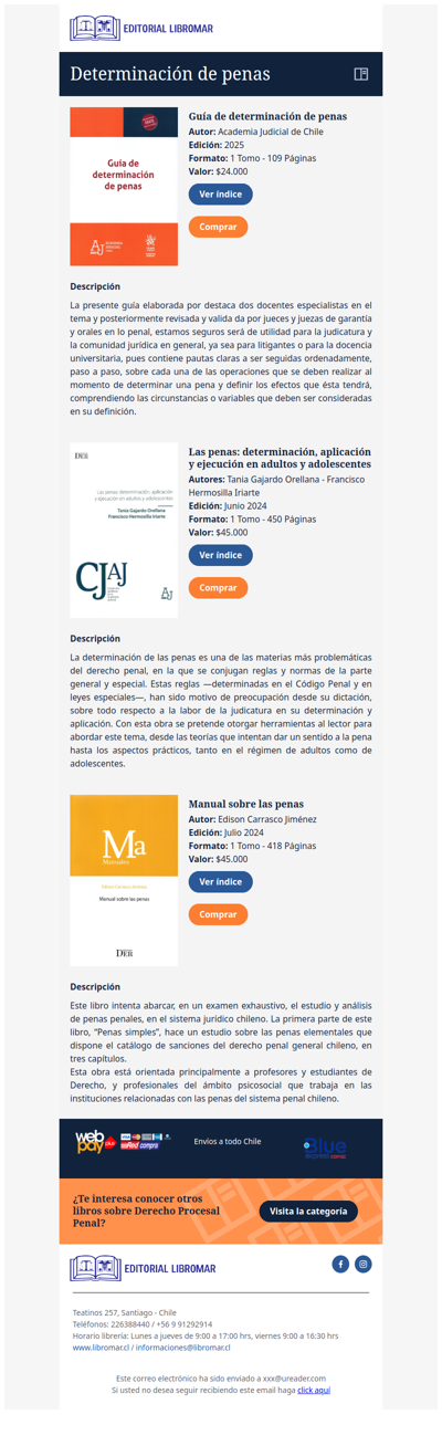 Guía de determinación de penas (Academia Judicial de Chile)