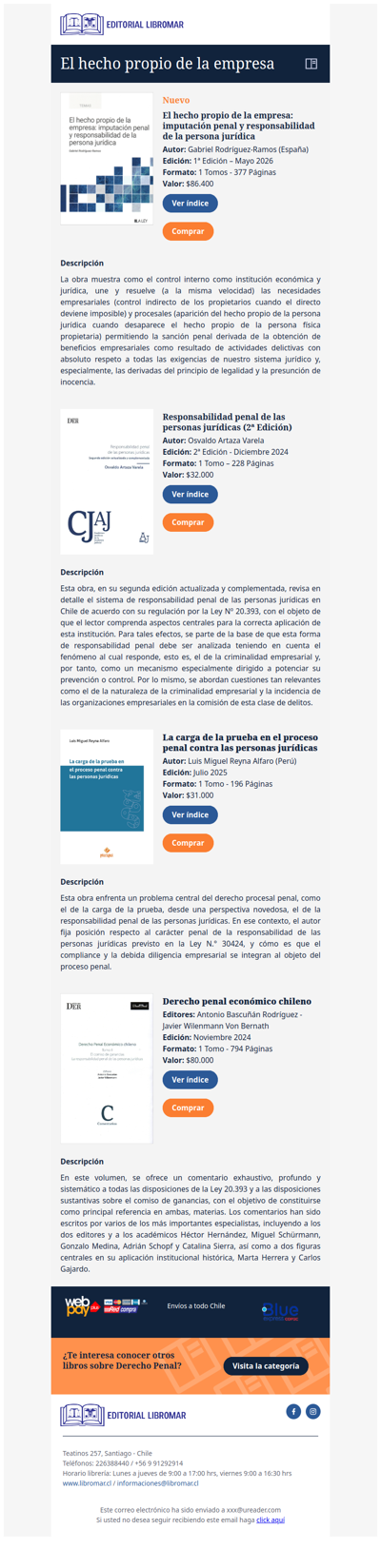 El hecho propio de la empresa: imputación penal y responsabilidad de la persona jurídica (Gabriel Rodríguez-Ramos)