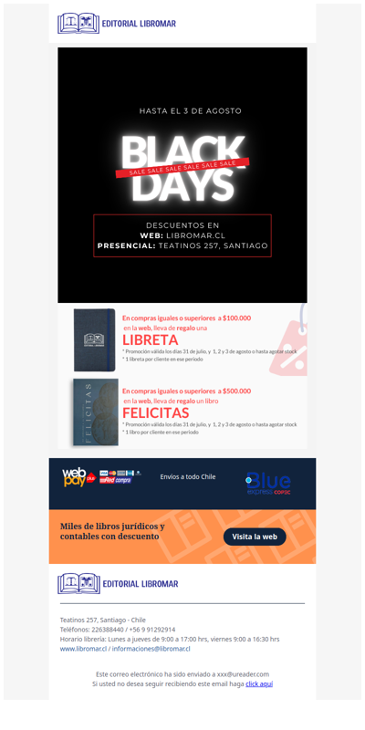 ¡Encuentra el libro jurídico o contable que necesitas con descuento en Black Days! 🧐 Hasta el 3 de agosto, imperdible oportunidad