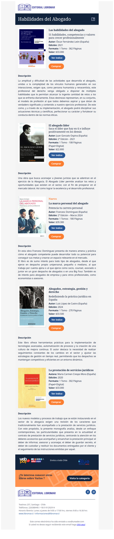 Las habilidades del abogado - 51 habilidades, competencias y valores para crecer profesionalmente (Óscar Fernández L.)