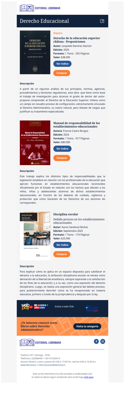 Derecho de la Educación Superior Chilena - Proposiciones (Leopoldo Ramírez A.)