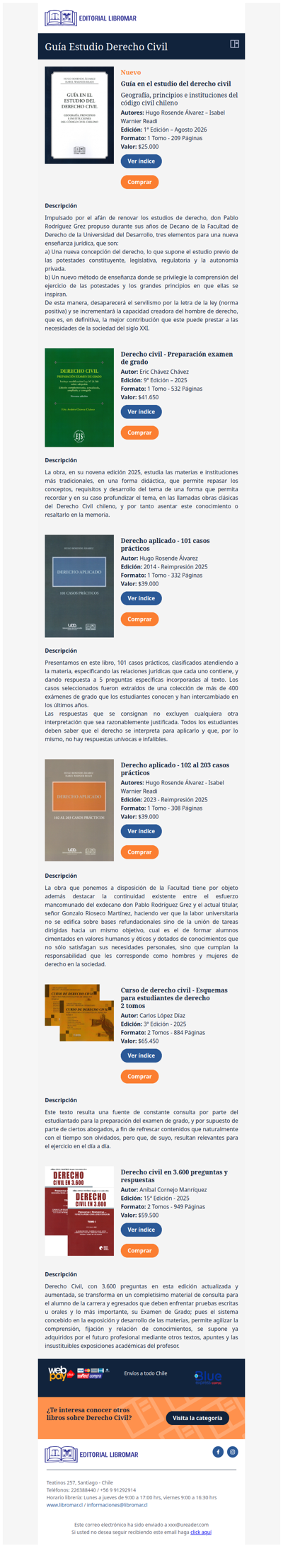 Guía en el Estudio del Derecho Civil - Geografía, Principios e Instituciones del Código Civil Chileno (Hugo Rosende A. – Isabel Warnier R.)