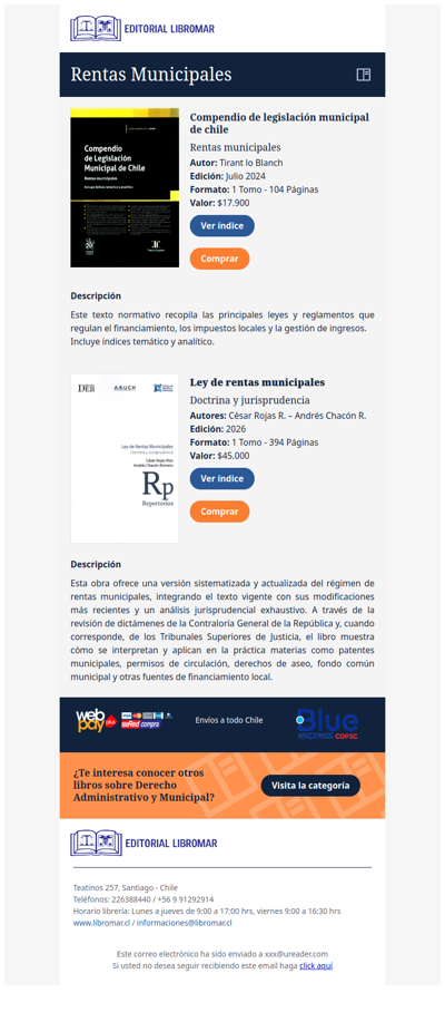 Compendio de Legislación Municipal de Chile - Rentas Municipales