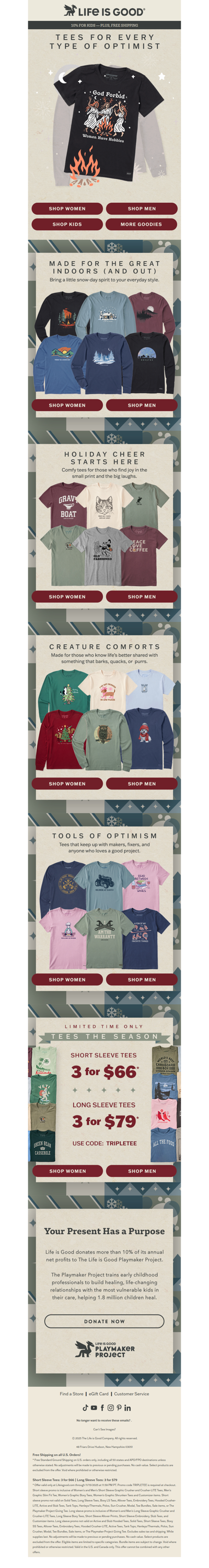 Name the hobby. We’ve got the tee.