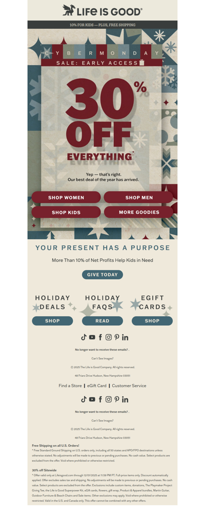 EARLY ACCESS: Cyber Monday Sale!