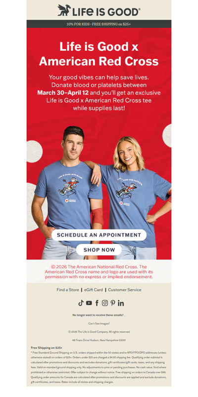 Donate Blood = FREE Exclusive Tee!