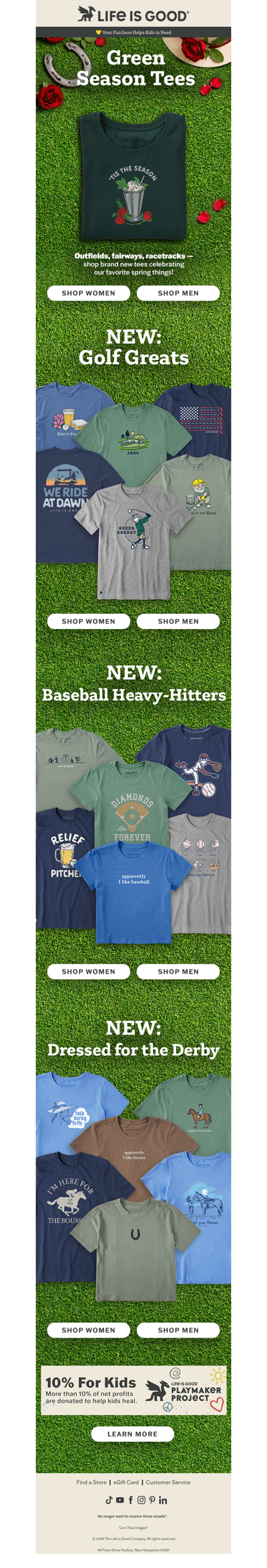 Green Season Tees ⛳️