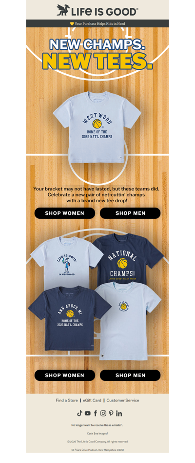 🏀 CHAMPIONSHIP TEES! 🏀