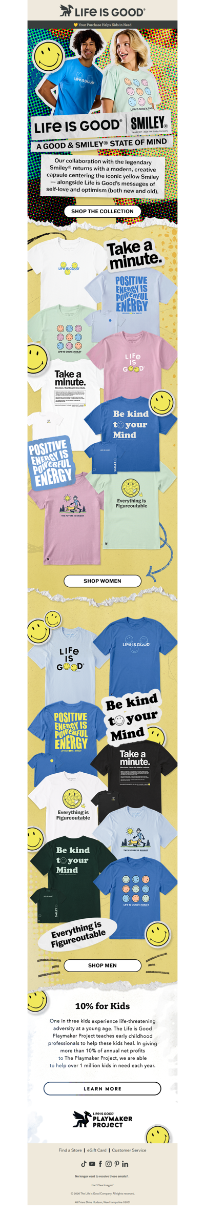The iconic yellow Smiley® is here.