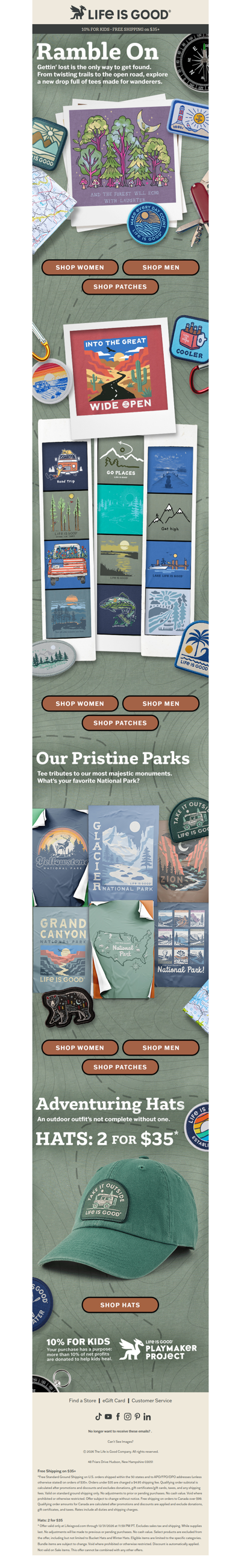 Tees for Wanderers 🏔️