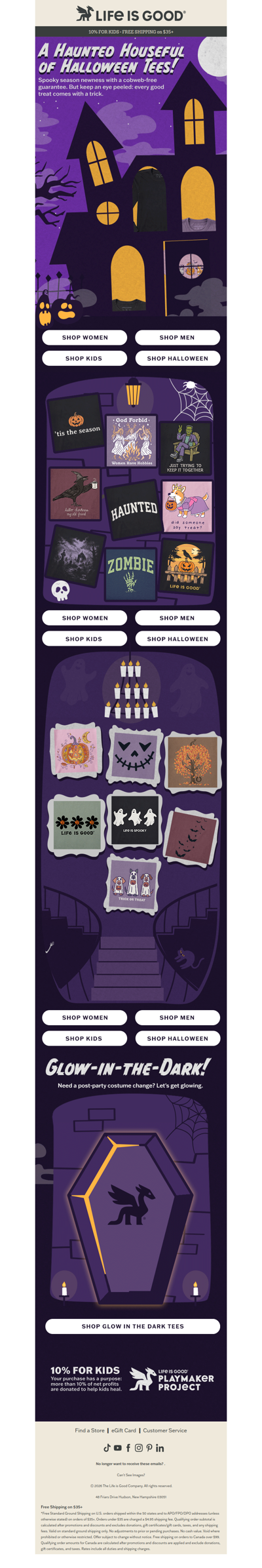 A Haunted Houseful of Spooky Tees!