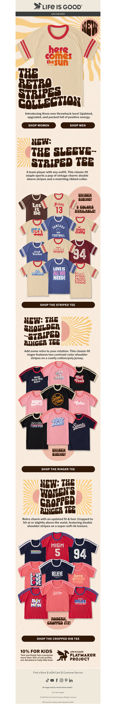 NEW! The Retro Stripes Collection 🚀