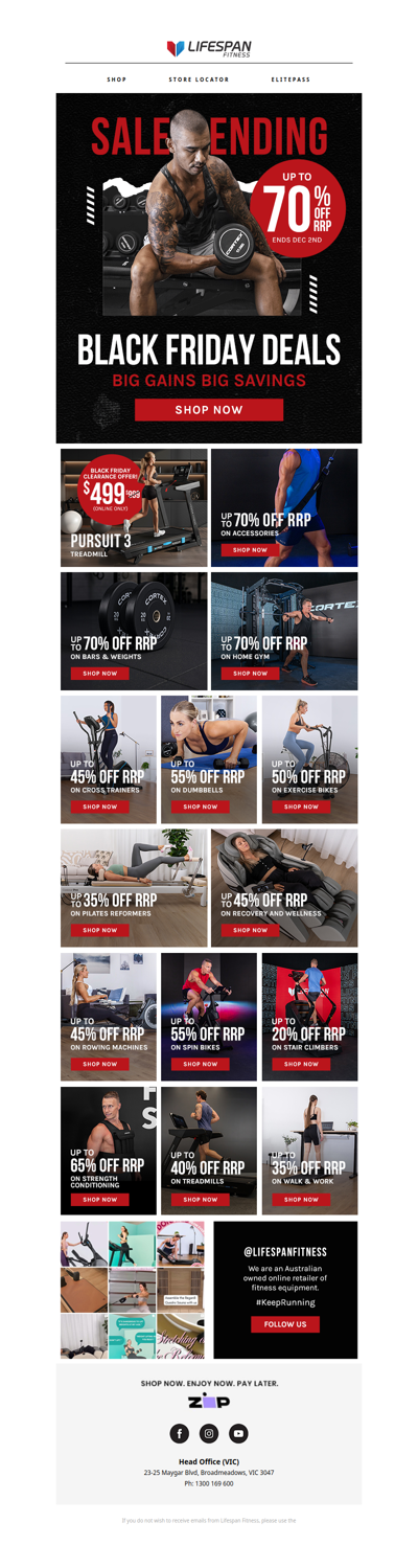 💥Don't Miss Our Black Friday Fitness Promo! Hurry, Ends Dec 2nd