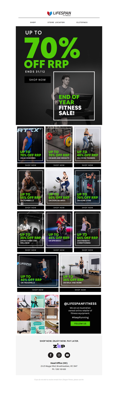 Exclusive deals on fitness gear! Don't miss our final promo of 2025!⌛