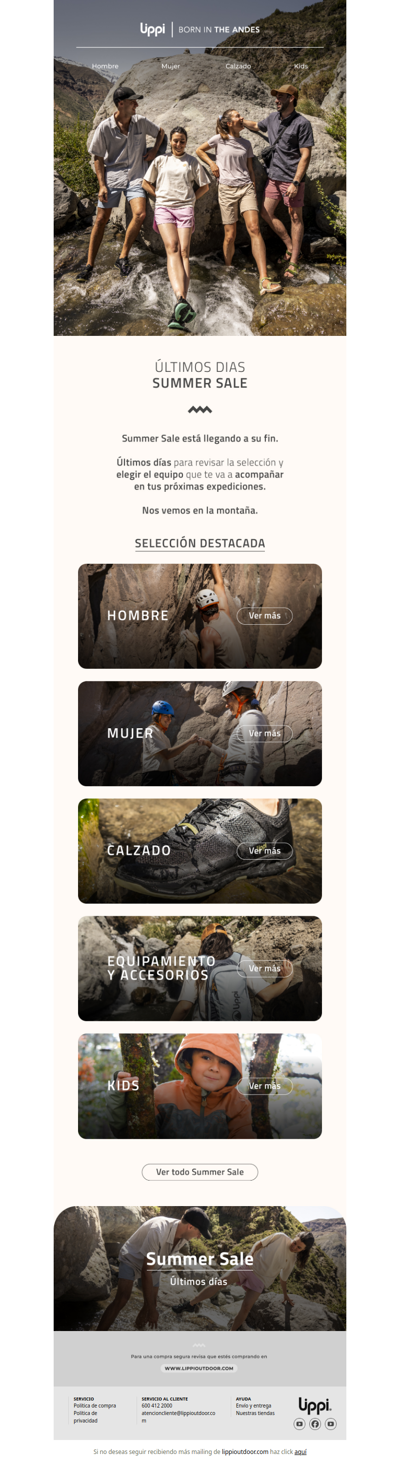 Últimos días: Summer Sale