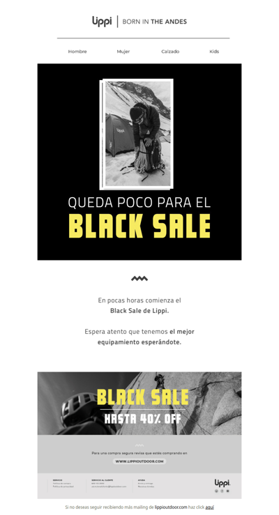 Queda poco para Black Sale Lippi