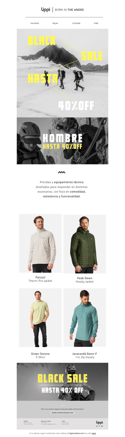 Equípate para tu próxima expedición con hasta 40% off