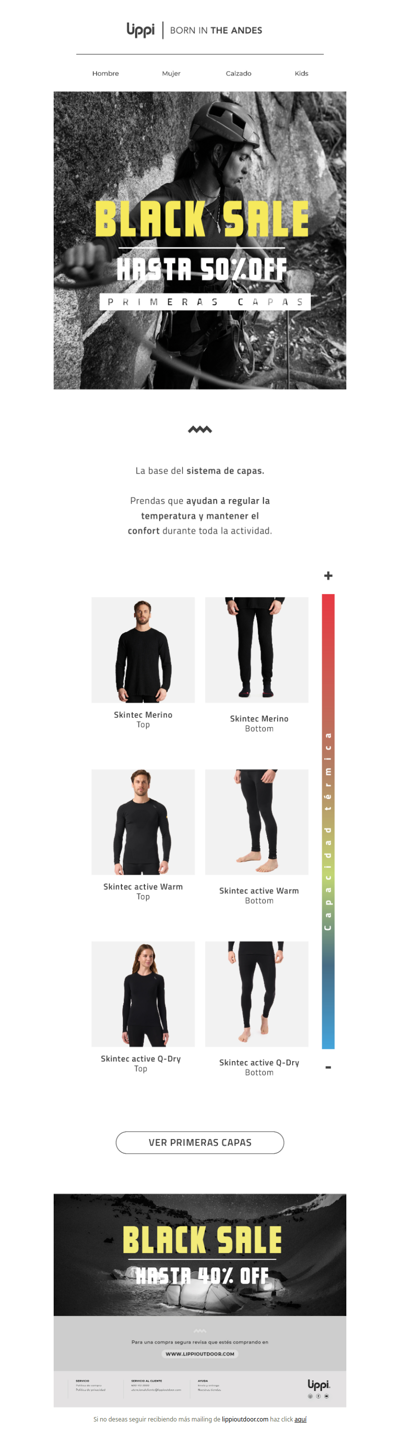 Conoce nuestra primeras capas con hasta 50% off