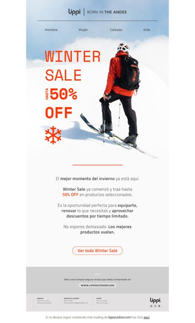 Llegó el momento de equiparse! Hasta 50% OFF