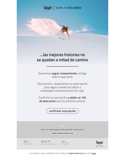 Confirma si quieres seguir en esta aventura, con un 10% off de regalo!