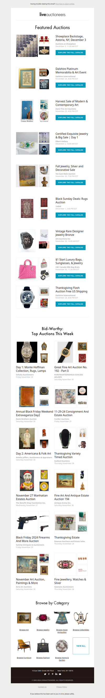 Bid-Worthy: Top Auctions This Week