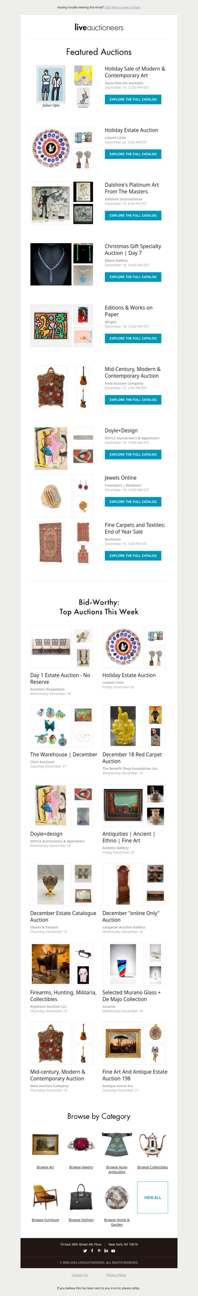 Bid-Worthy: Top Auctions This Week