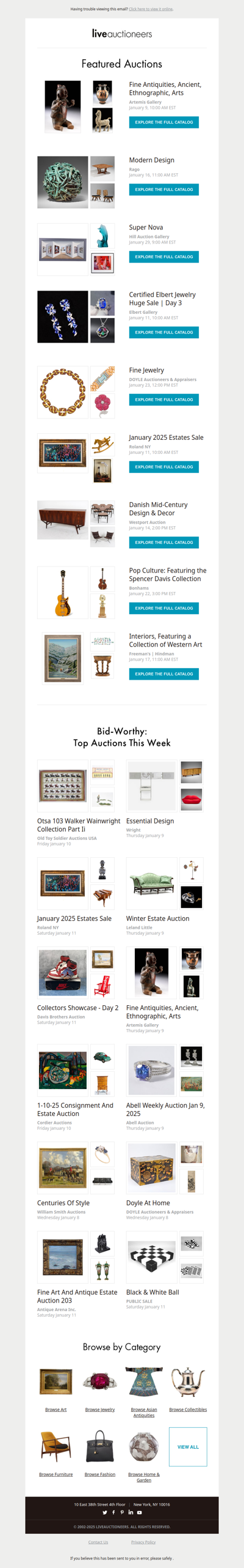 Bid-Worthy: Top Auctions This Week