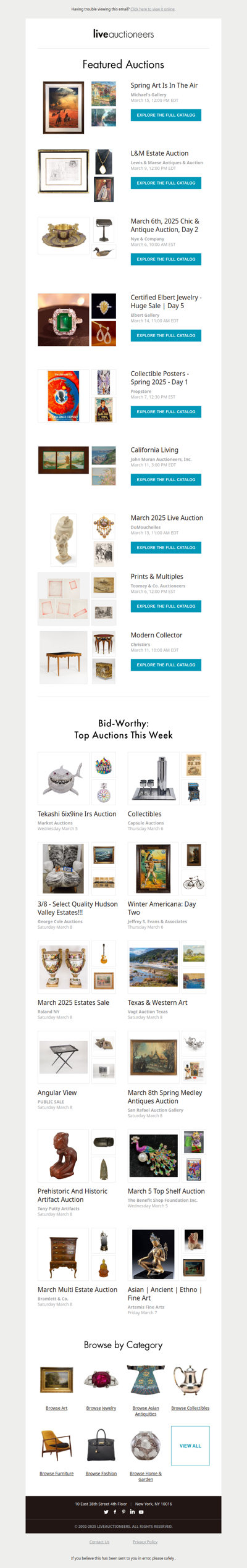 Bid-Worthy: Top Auctions This Week