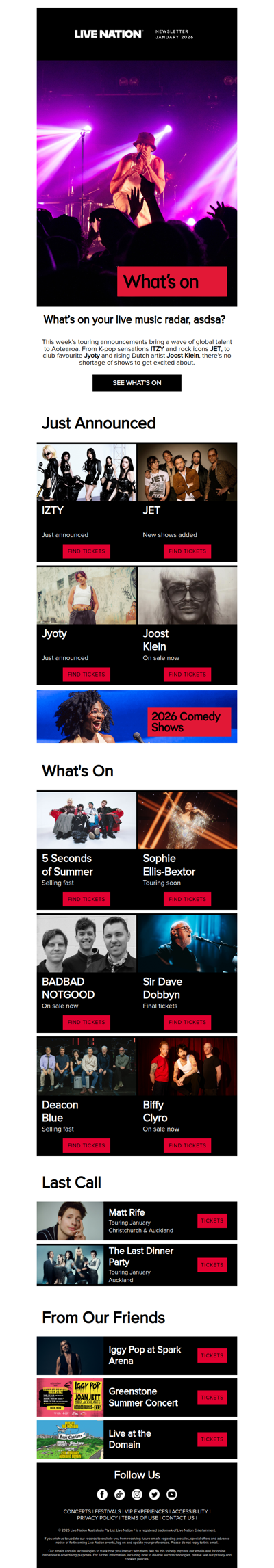 This week’s lineup: ITZY, JET, Jyoty, Joost Klein & many more