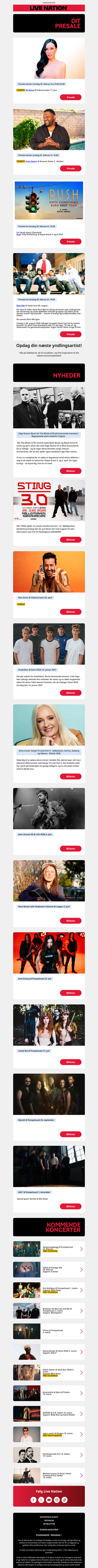 Ugens Highlights: Comedy‑shows og koncertnyheder