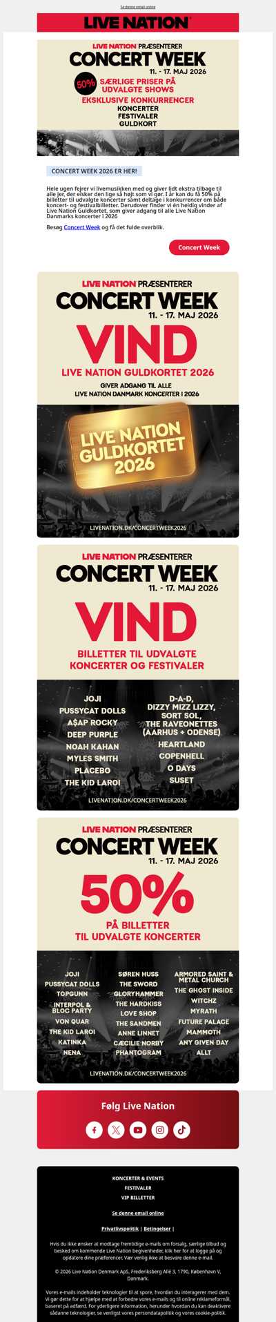 CONCERT WEEK er LIVE!!