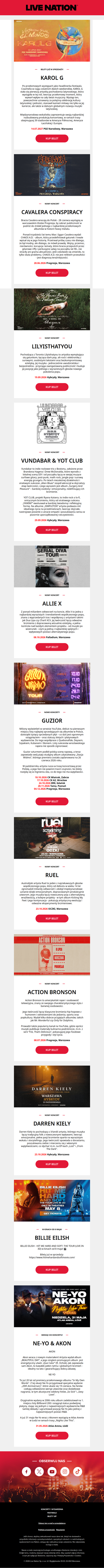 Live Nation Weekly