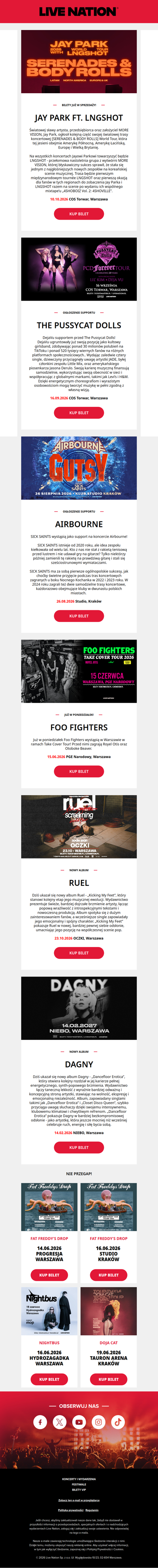 Live Nation Weekly