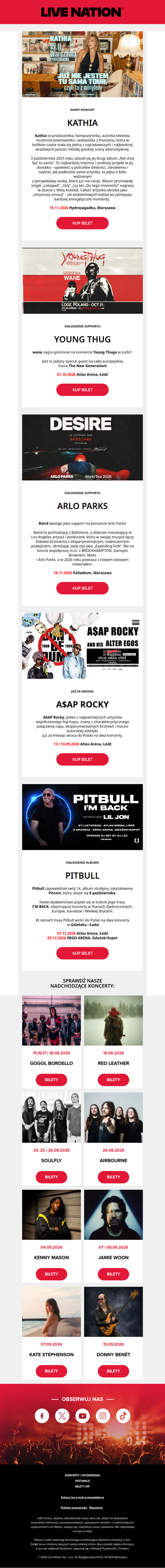 Live Nation Weekly