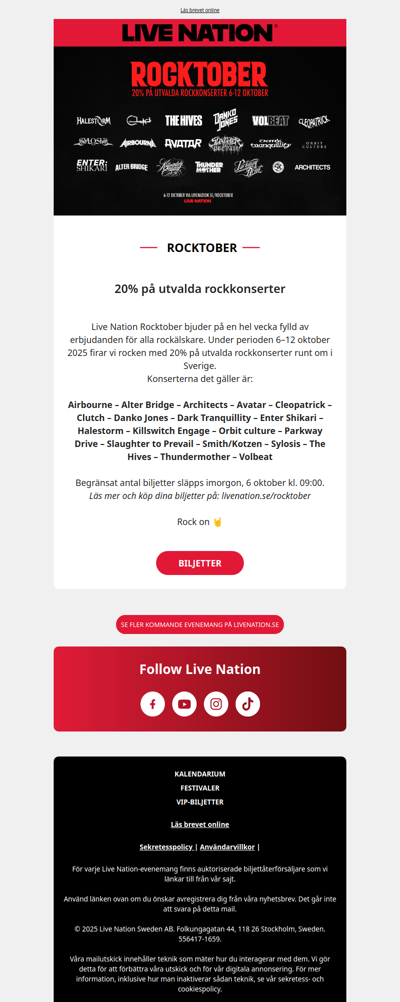 ROCKTOBER 6-12 OKTOBER🤘