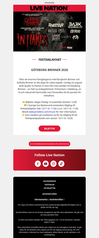 GÖTEBORG BRINNER 2026