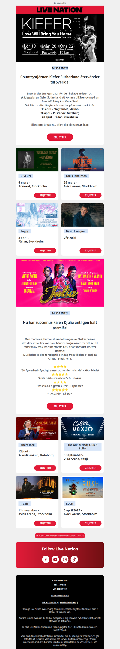 Helgen är på ingång – det firar vi med ett handplockat urval av kommande evenemang!