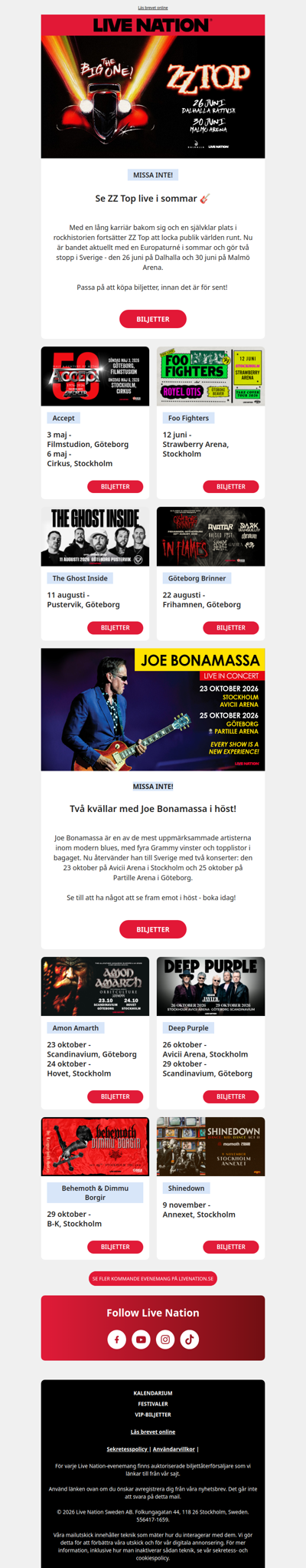 Höj volymen 🔊 Rock- & metalgig du inte vill missa!