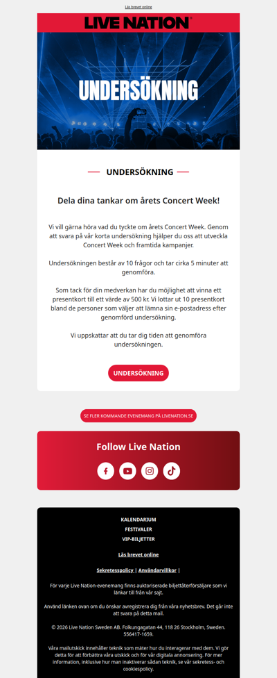 Hur upplevde du Concert Week? 🎵