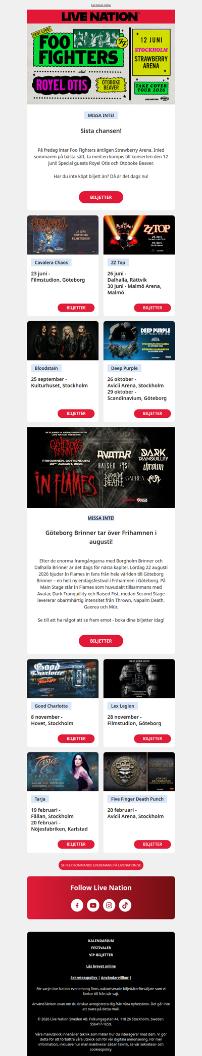 Gitarrerna är stämda. Är du redo? 🤘