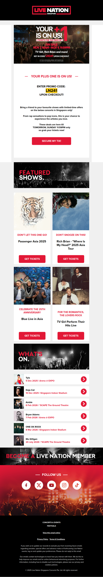 😍 Your Plus One Is On Us! - Unmissable Deals!