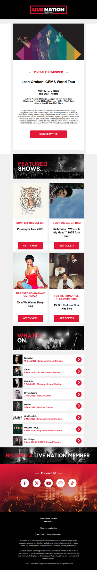 ⏱️ On Sale Reminder - 𝐉𝐨𝐬𝐡 𝐆𝐫𝐨𝐛𝐚𝐧: 𝐆𝐄𝐌𝐒 𝐖𝐨𝐫𝐥𝐝 𝐓𝐨𝐮𝐫