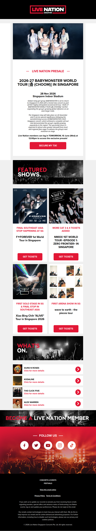 BABYMONSTER To Hold Final Southeast Asia Stop of 2nd World Tour In SG