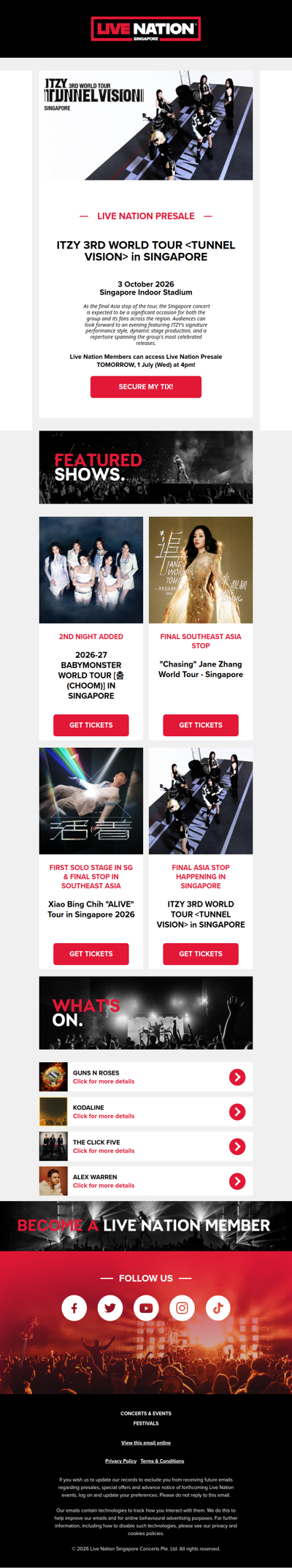 ITZY To Conclude Final Asia Stop of World Tour in Singapore