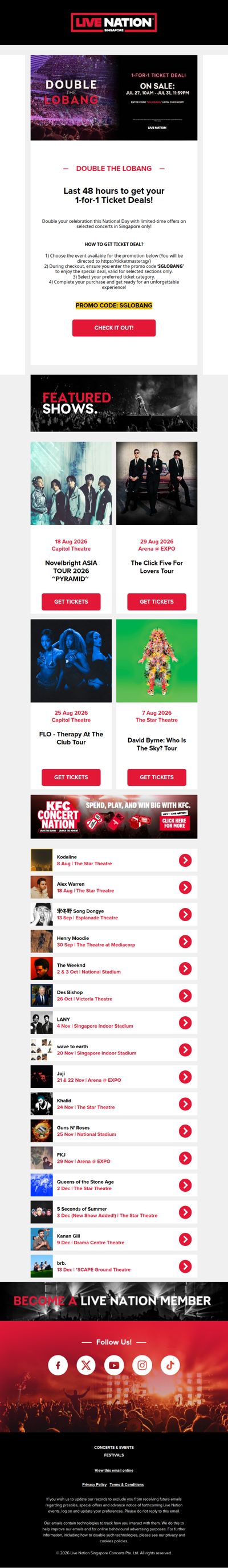 DOUBLE THE LOBANG! 1-for-1 TICKET DEAL
